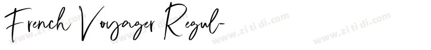 French Voyager Regul字体转换 French Voyager Regul字体转换